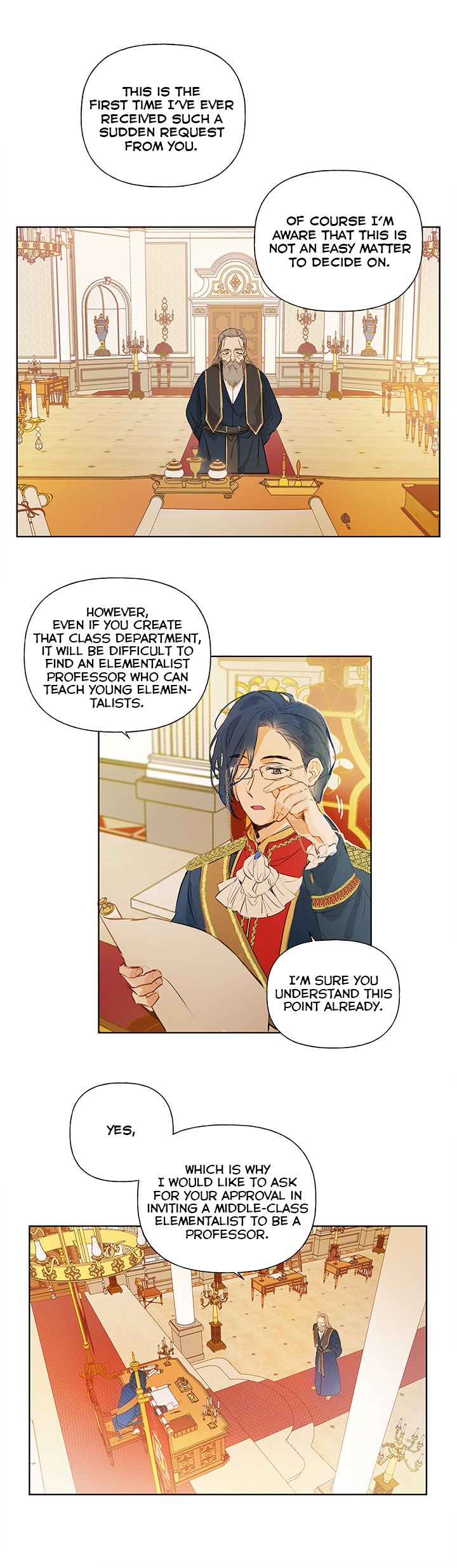 The Golden Haired Elementalist Chapter 3 page 5 - Chapter 3