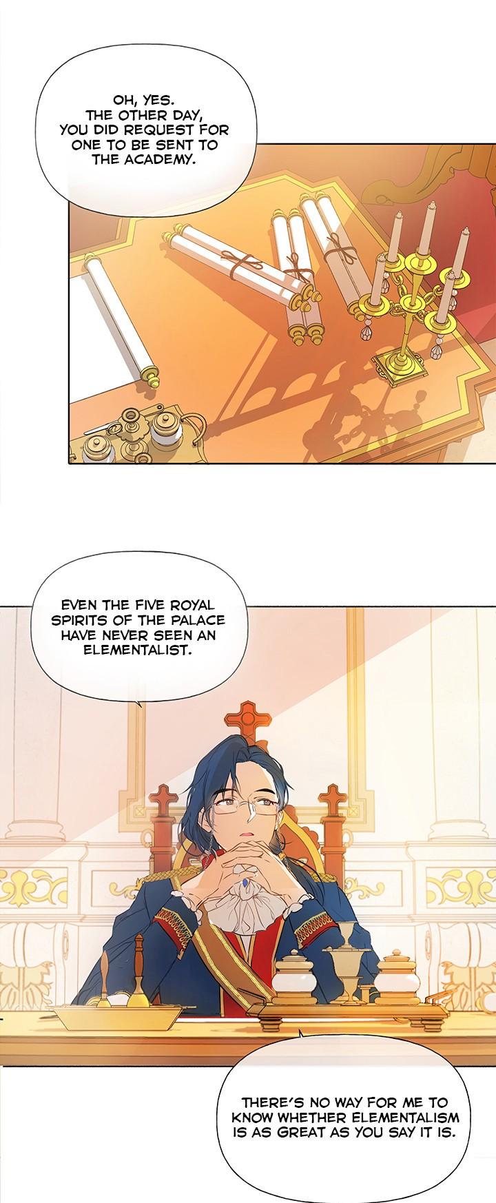 The Golden Haired Elementalist Chapter 3 page 6 - Chapter 3