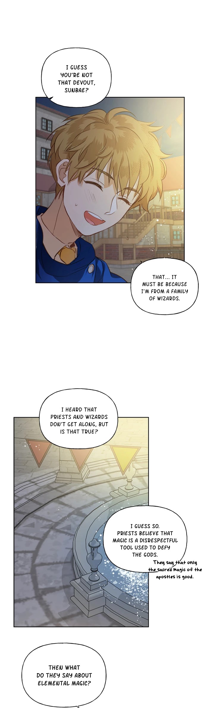 The Golden Haired Elementalist Chapter 30 page 14 - Chapter 30