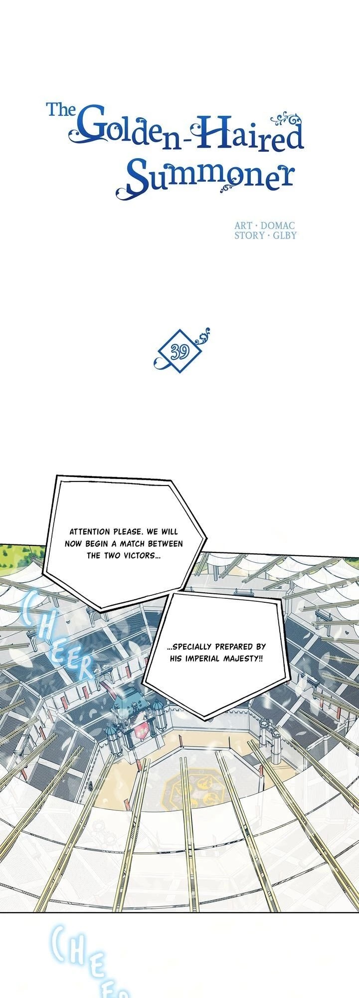 The Golden Haired Elementalist Chapter 39 page 1 - Chapter 39