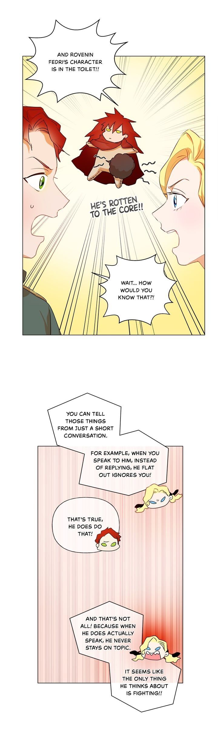 The Golden Haired Elementalist Chapter 45 page 13 - Chapter 45
