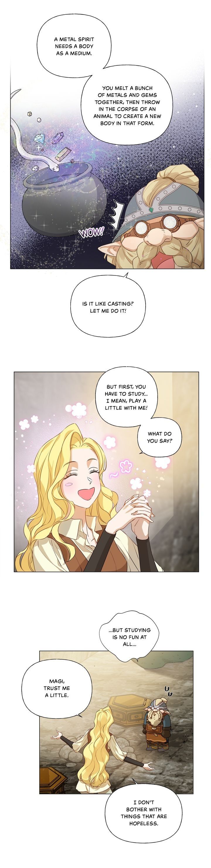 The Golden Haired Elementalist Chapter 49 page 18 - Chapter 49