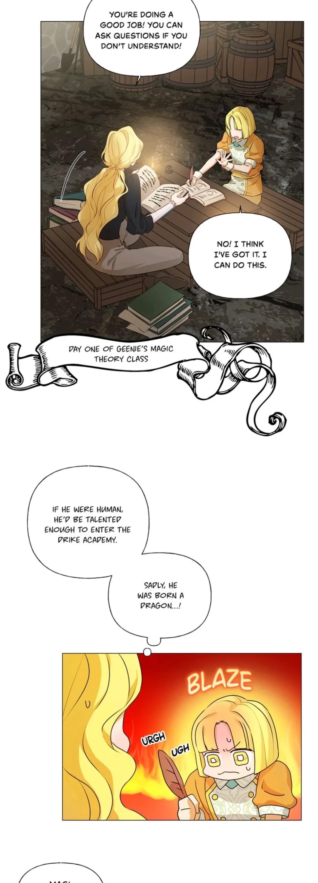 The Golden Haired Elementalist Chapter 50 page 33 - Chapter 50