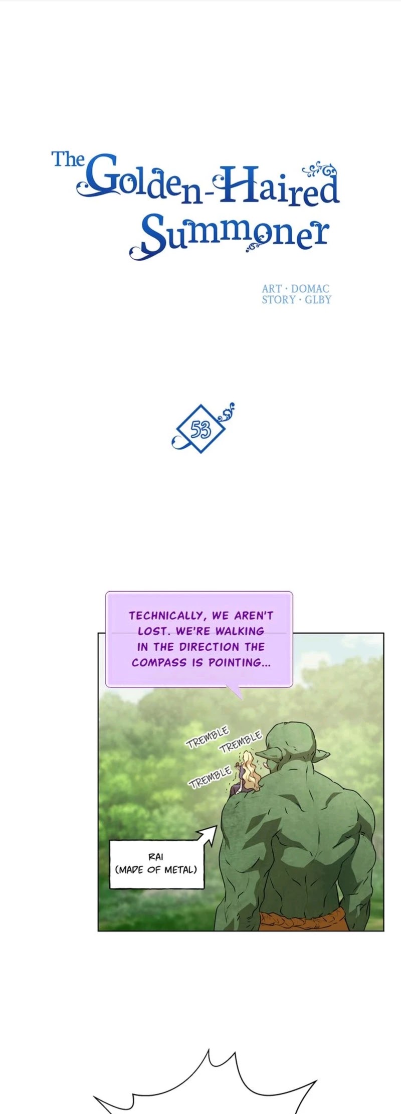 The Golden Haired Elementalist Chapter 53 page 1 - Chapter 53
