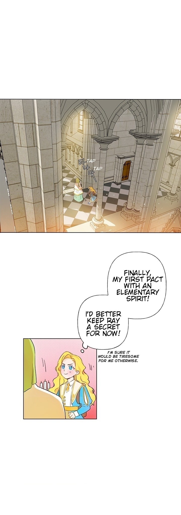 The Golden Haired Elementalist Chapter 6 page 1 - Chapter 6: The Second Pact