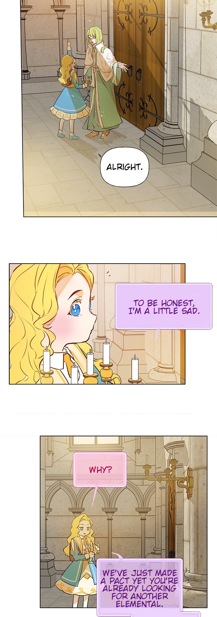 The Golden Haired Elementalist Chapter 6 page 10 - Chapter 6: The Second Pact
