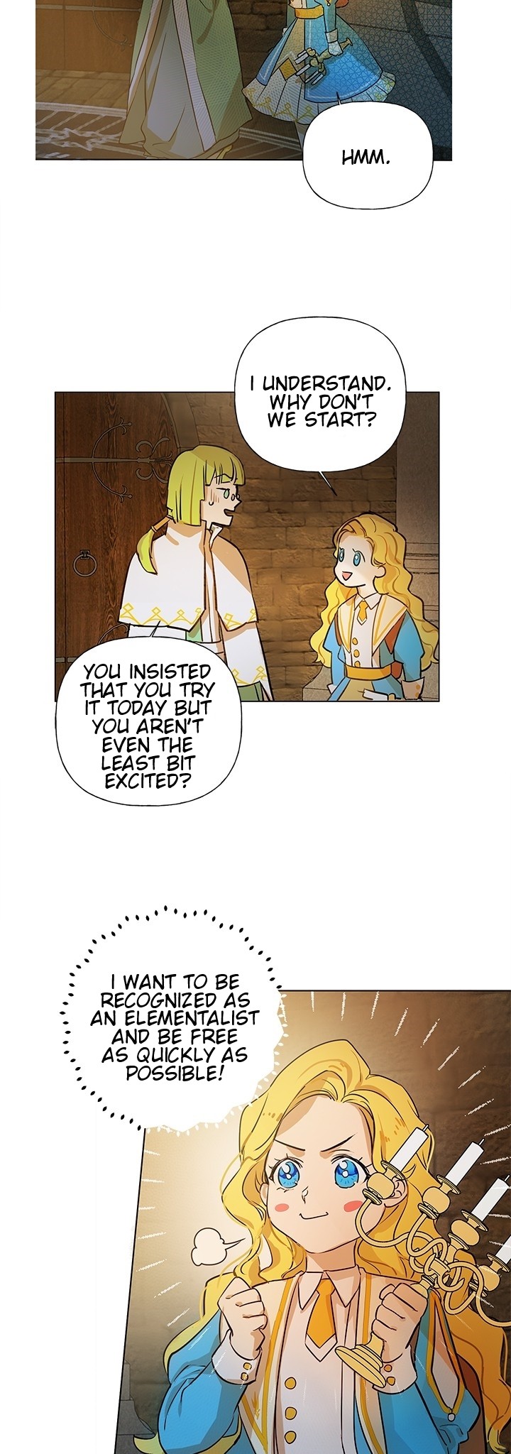 The Golden Haired Elementalist Chapter 6 page 17 - Chapter 6: The Second Pact