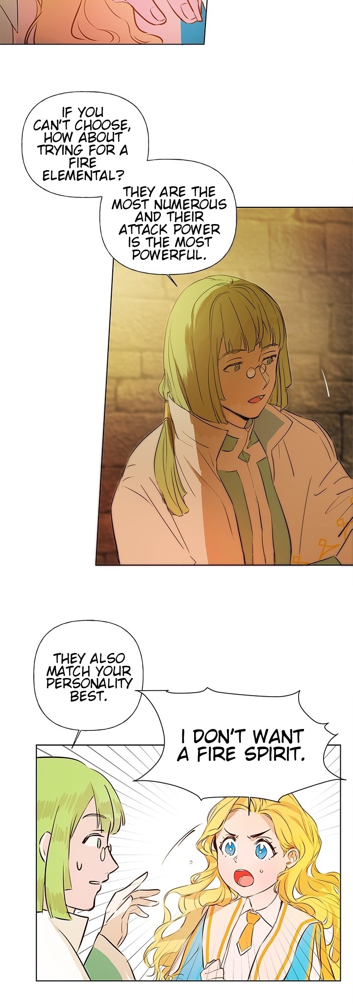 The Golden Haired Elementalist Chapter 6 page 22 - Chapter 6: The Second Pact