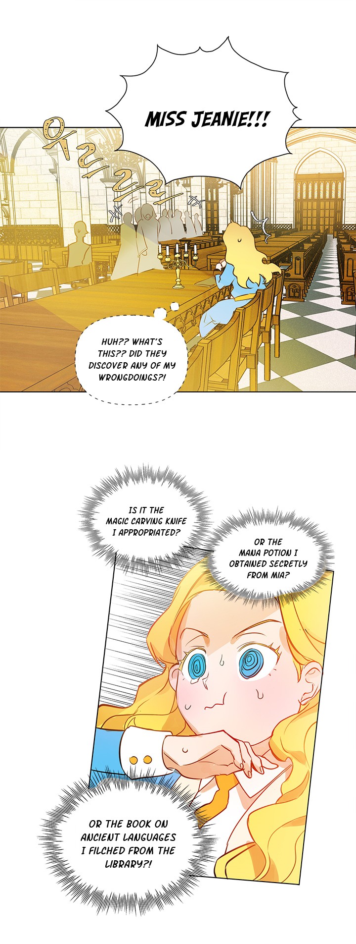 The Golden Haired Elementalist Chapter 7 page 13 - Chapter 7