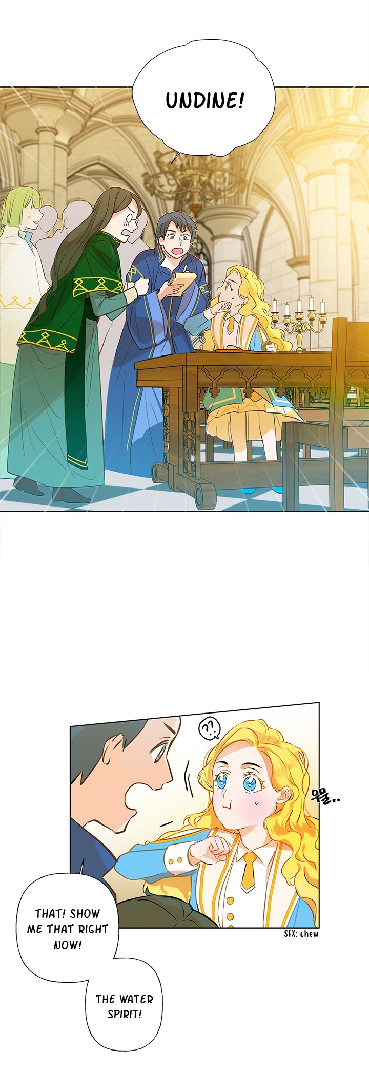 The Golden Haired Elementalist Chapter 7 page 14 - Chapter 7