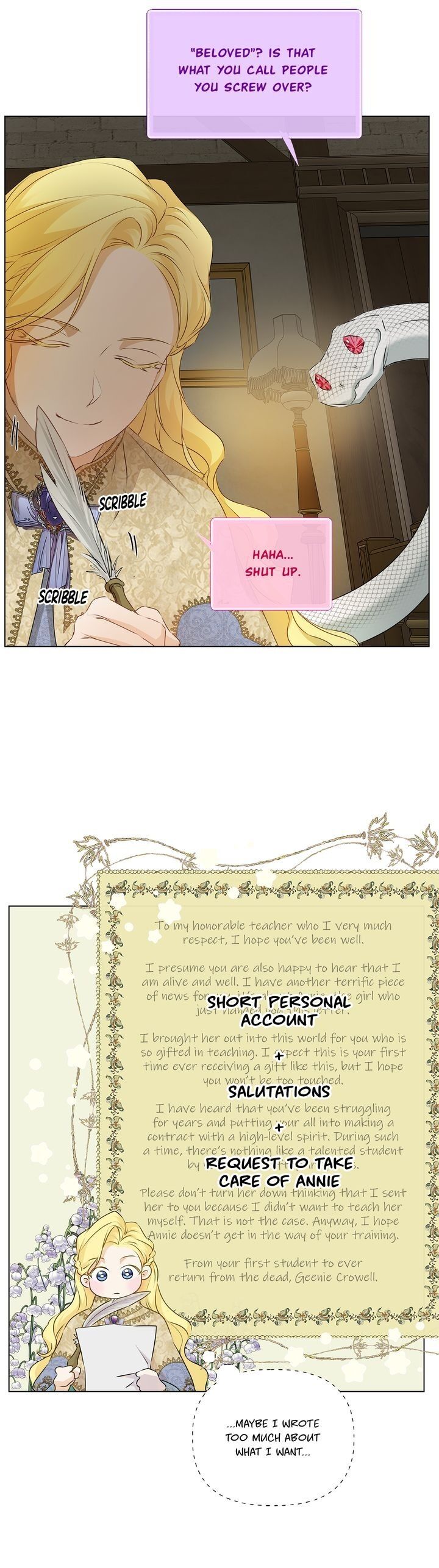 The Golden Haired Elementalist Chapter 71 page 47 - Chapter 71