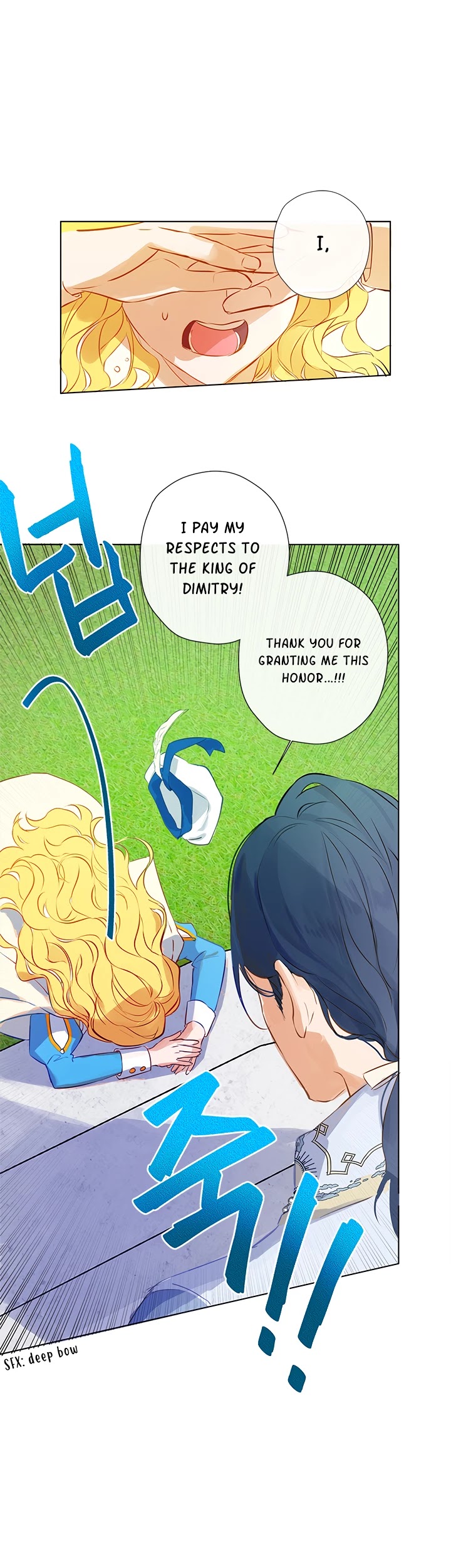 The Golden Haired Elementalist Chapter 8 page 1 - Chapter 8