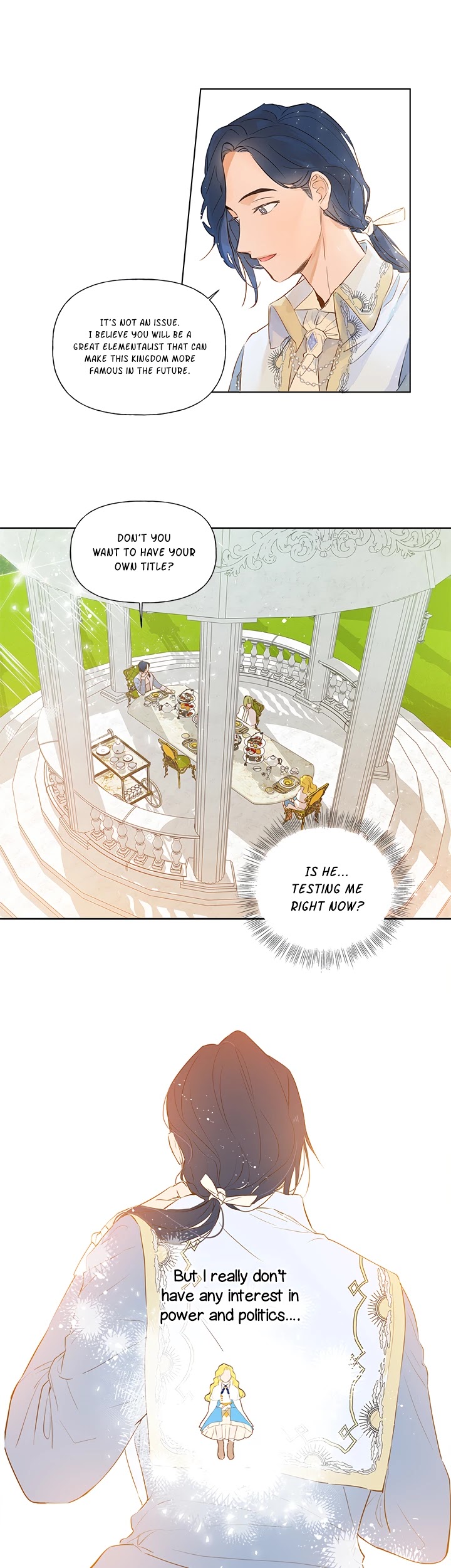The Golden Haired Elementalist Chapter 8 page 16 - Chapter 8