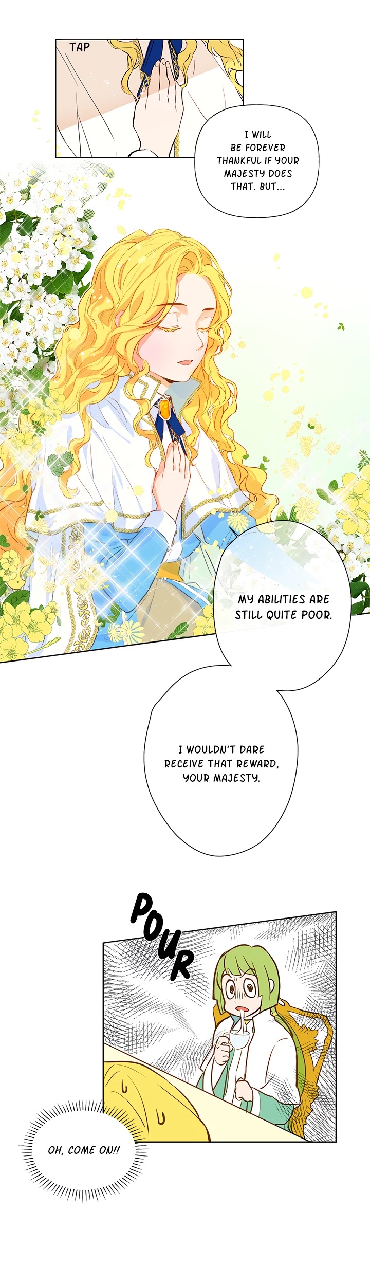The Golden Haired Elementalist Chapter 8 page 17 - Chapter 8