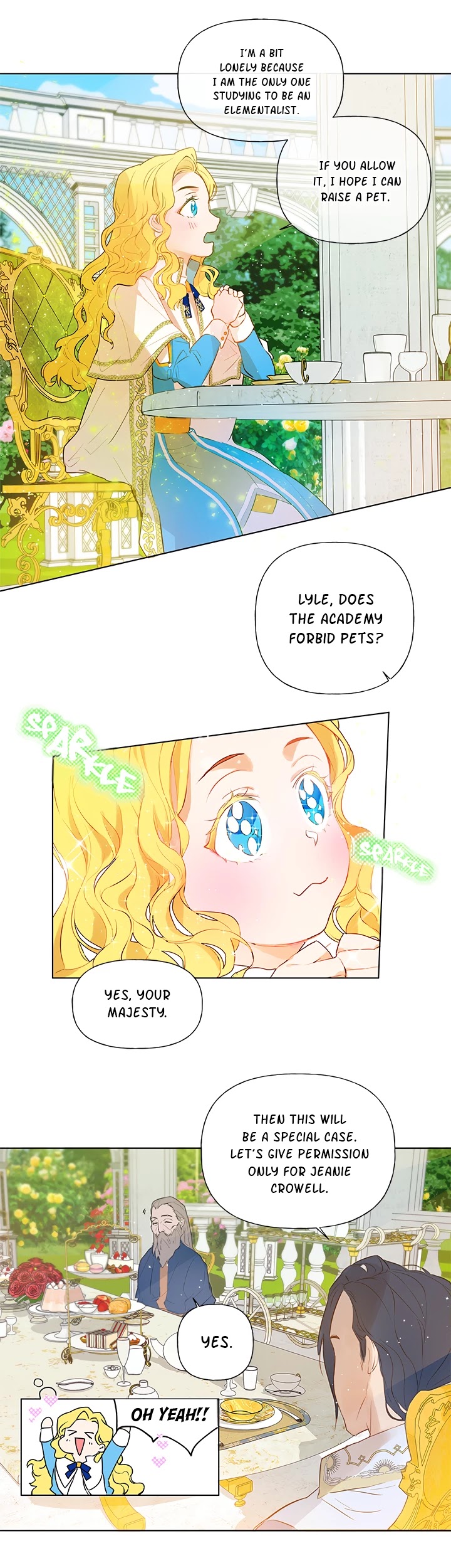 The Golden Haired Elementalist Chapter 8 page 19 - Chapter 8