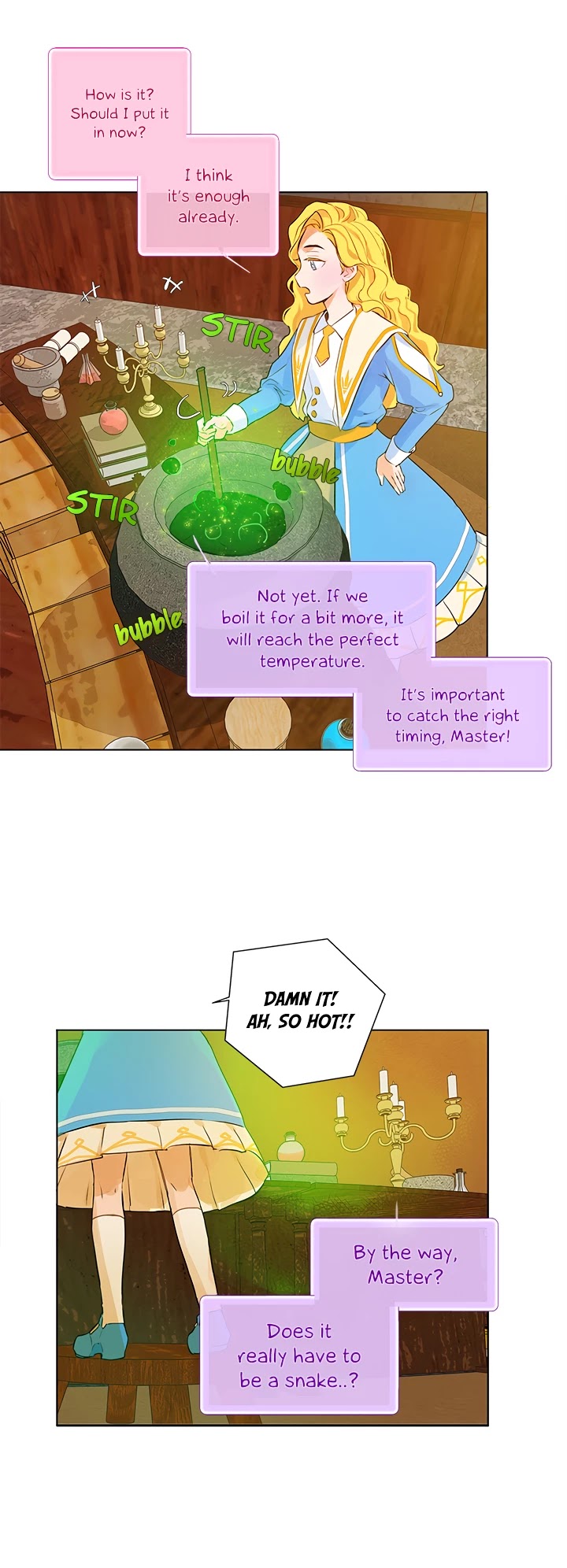 The Golden Haired Elementalist Chapter 8 page 30 - Chapter 8