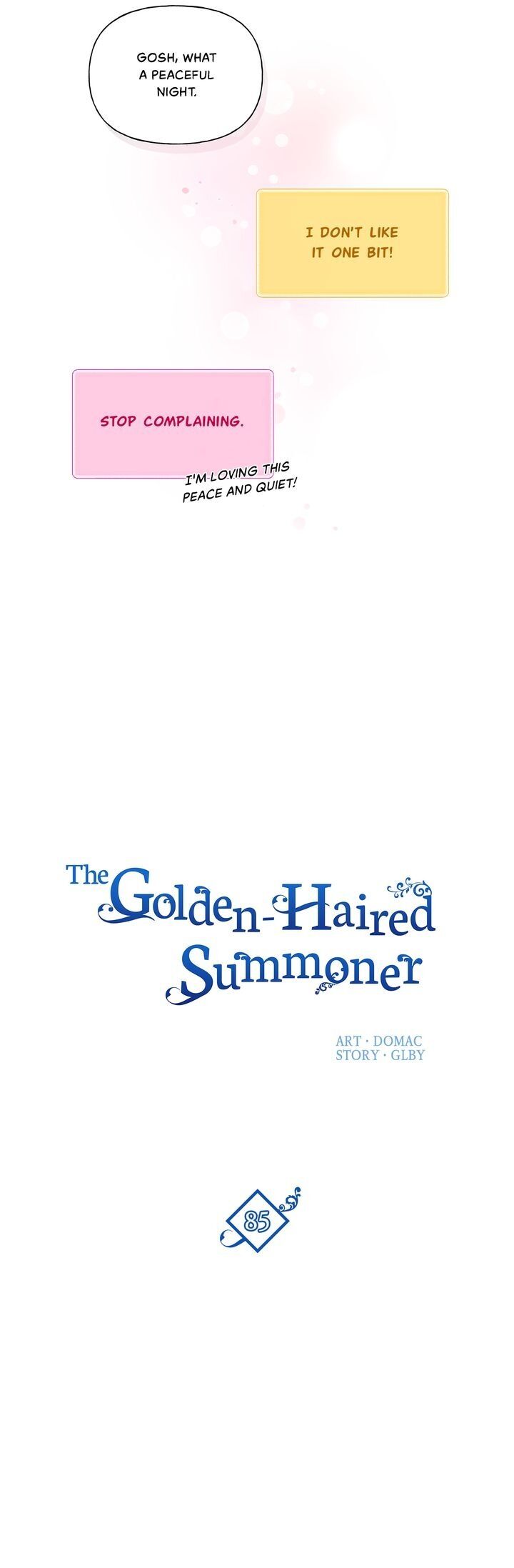 The Golden Haired Elementalist Chapter 85 page 14 - Chapter 85