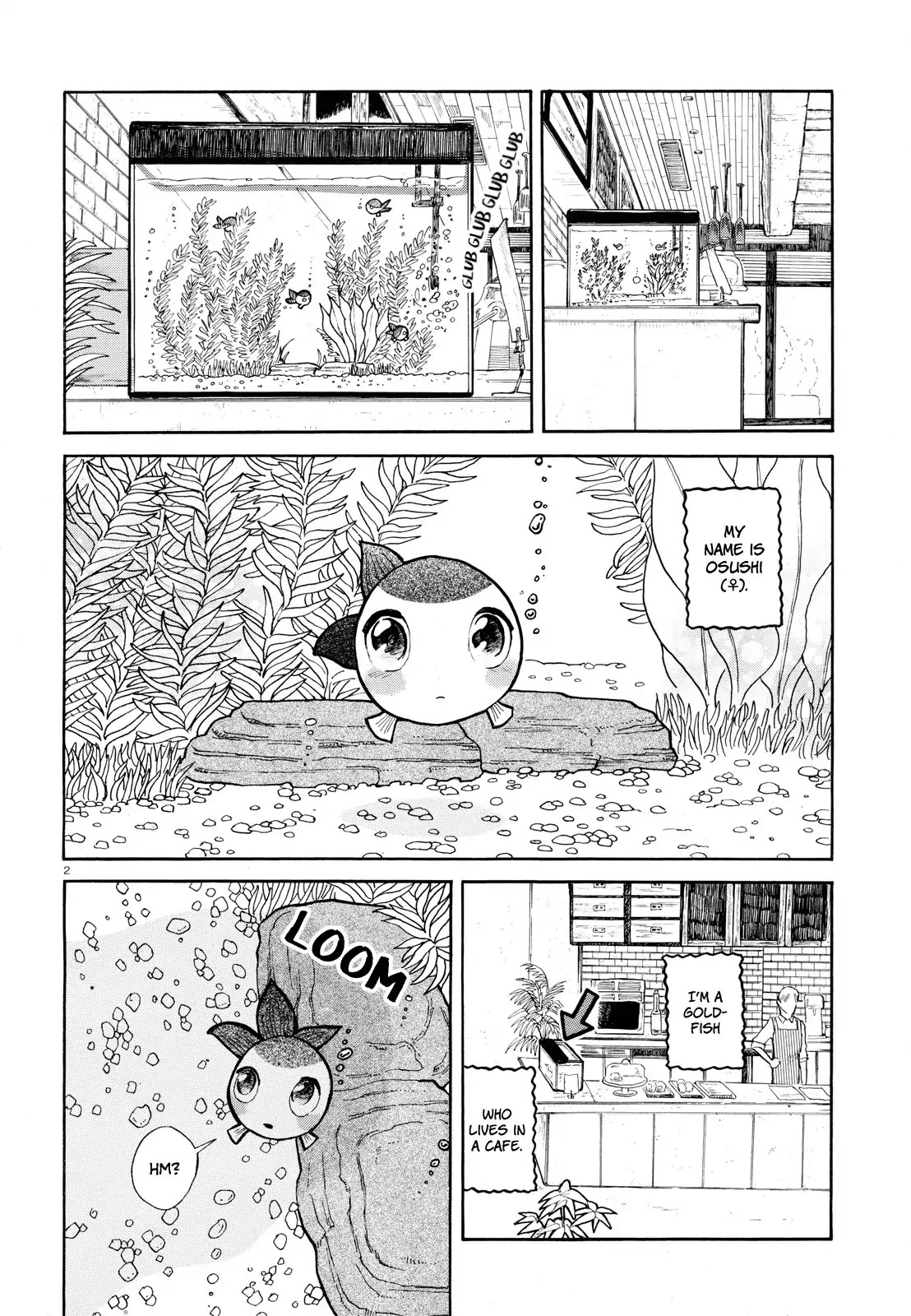 The Goldfish Osushi Chapter 0 page 2 - Chapter 0: Oneshot