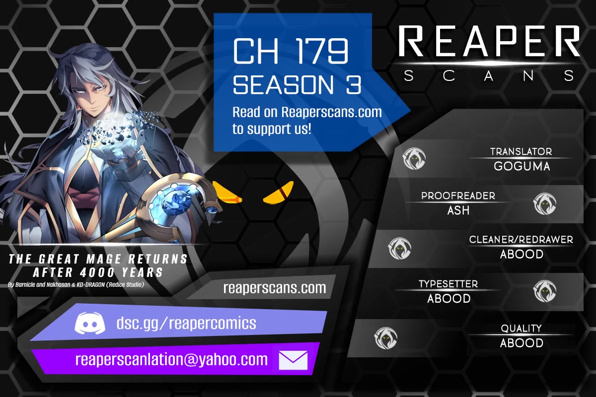 The Great Mage Returns After 4000 Years Chapter 179 page 1 - Chapter 179