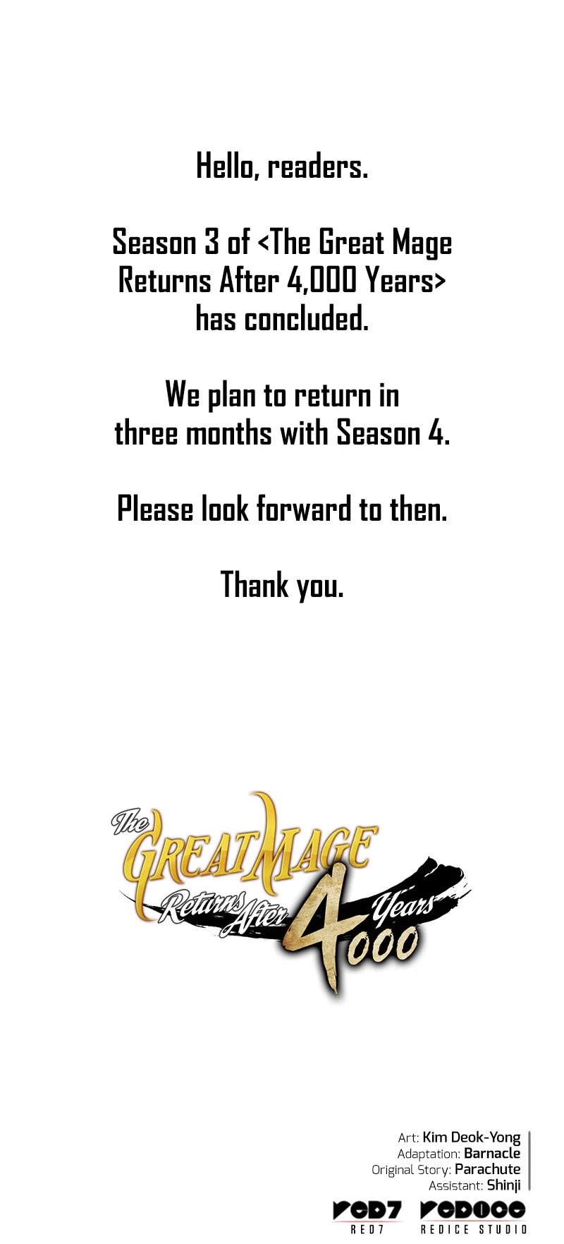The Great Mage Returns After 4000 Years Chapter 189 page 49 - Chapter 189: Season 3 END