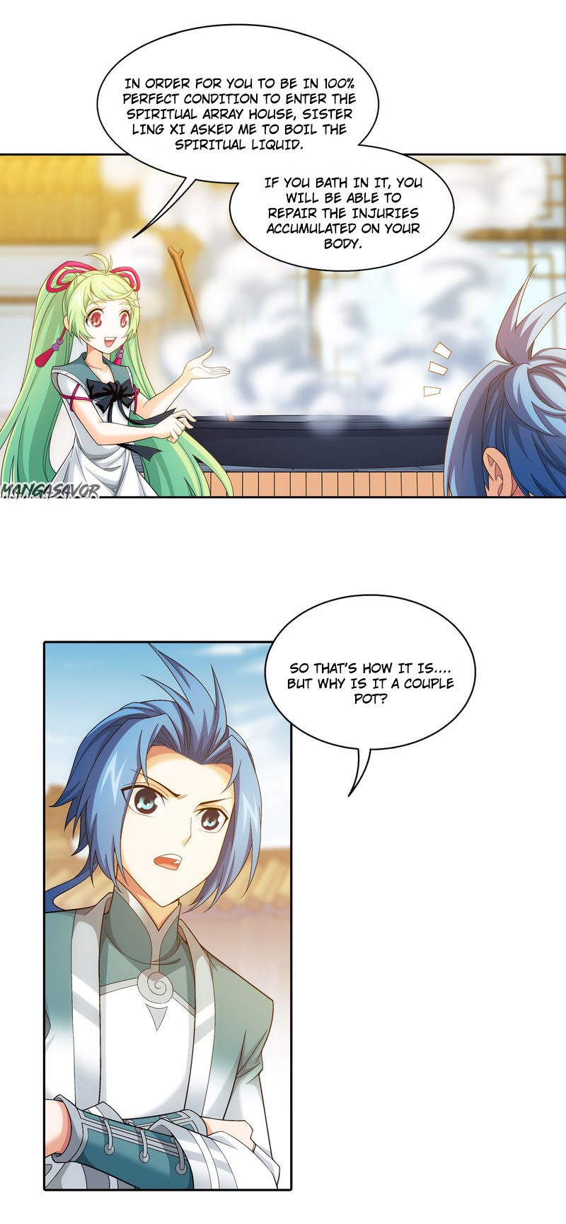 The Great Ruler Chapter 166.1 page 16 - Chapter 166.1: Couple Bath