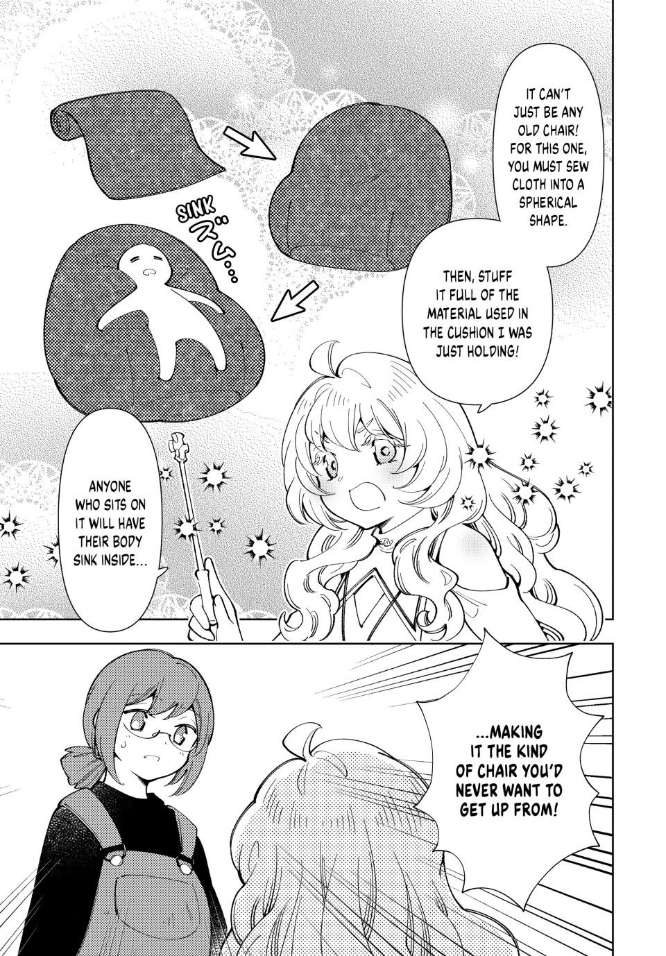 The Great Saint's Carefree Journey to Another World. Chapter 11 page 21 - Chapter 11: A Chair That Saints Never Want to Get Up From?!
