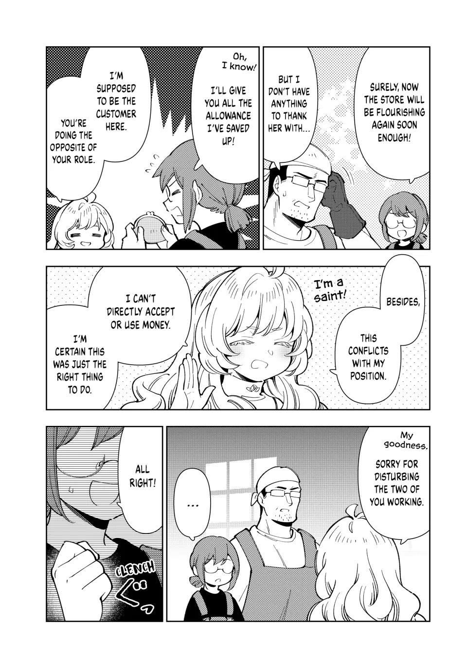 The Great Saint's Carefree Journey to Another World. Chapter 11 page 31 - Chapter 11: A Chair That Saints Never Want to Get Up From?!