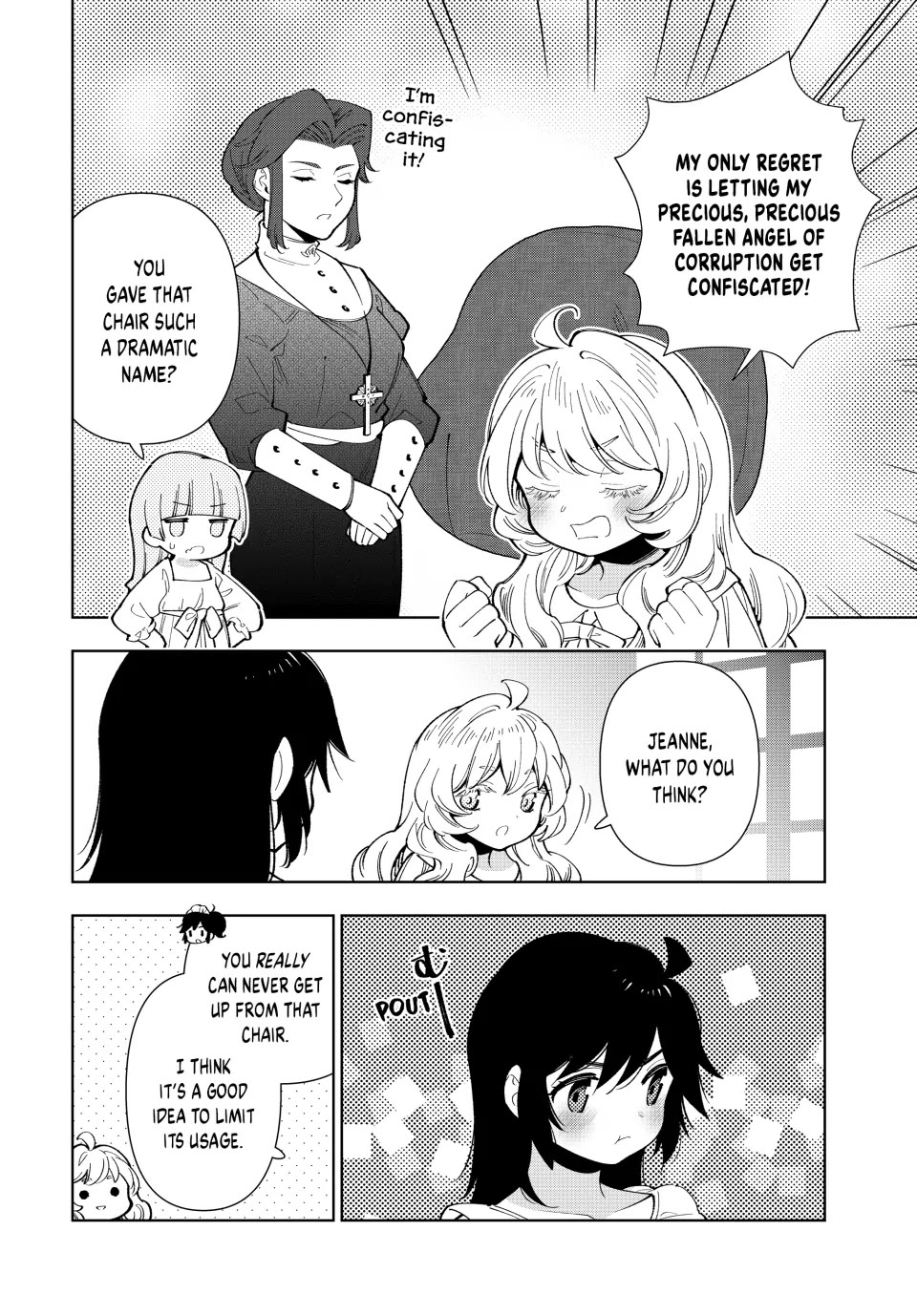The Great Saint's Carefree Journey to Another World. Chapter 12 page 23 - Chapter 12: A Saint Who's Stuck to a Chair?!