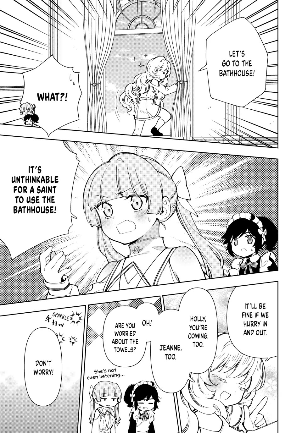 The Great Saint's Carefree Journey to Another World. Chapter 14 page 13 - Chapter 14: Let's Go to the Bathhouse!
