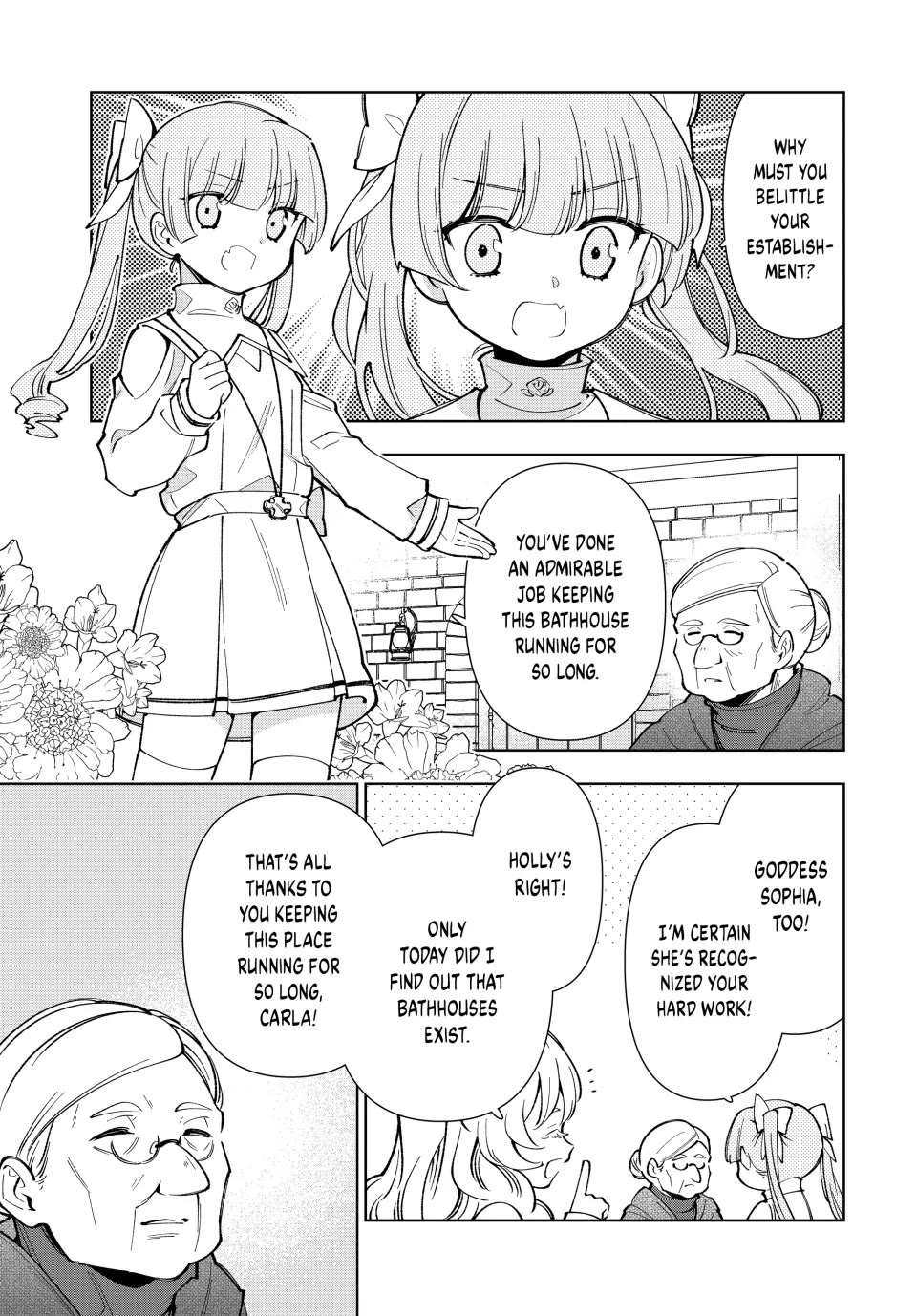 The Great Saint's Carefree Journey to Another World. Chapter 14 page 22 - Chapter 14: Let's Go to the Bathhouse!