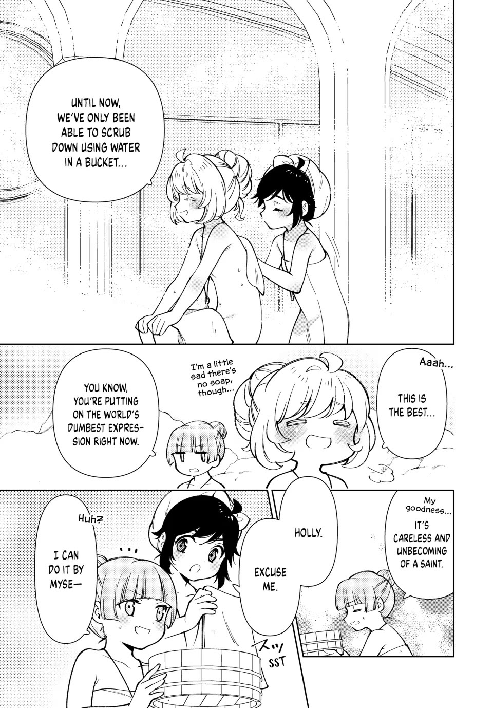 The Great Saint's Carefree Journey to Another World. Chapter 15 page 7 - Chapter 15: An Otherworldly Bath! Do Come Again!