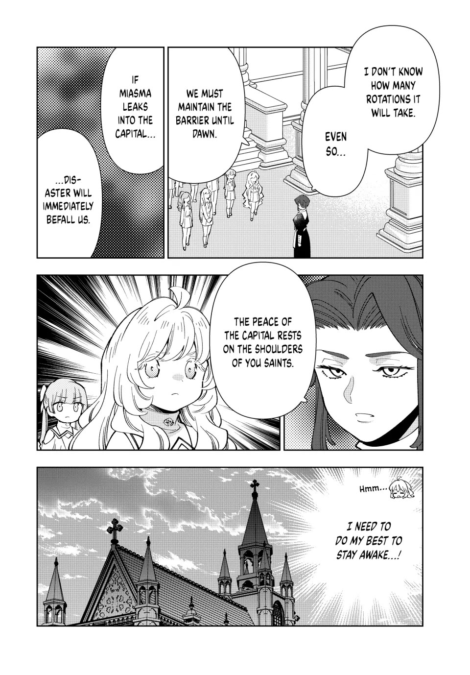 The Great Saint's Carefree Journey to Another World. Chapter 17 page 8 - Chapter 17: Avoid Sleep! Protect the Peace!