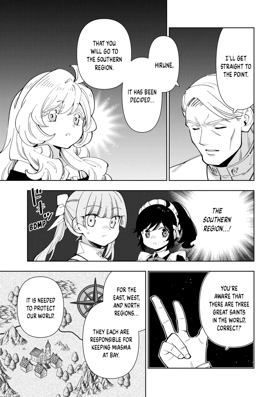 The Great Saint's Carefree Journey to Another World. Chapter 20 page 5 - Chapter 20: Great Saint Hirune's Departure!