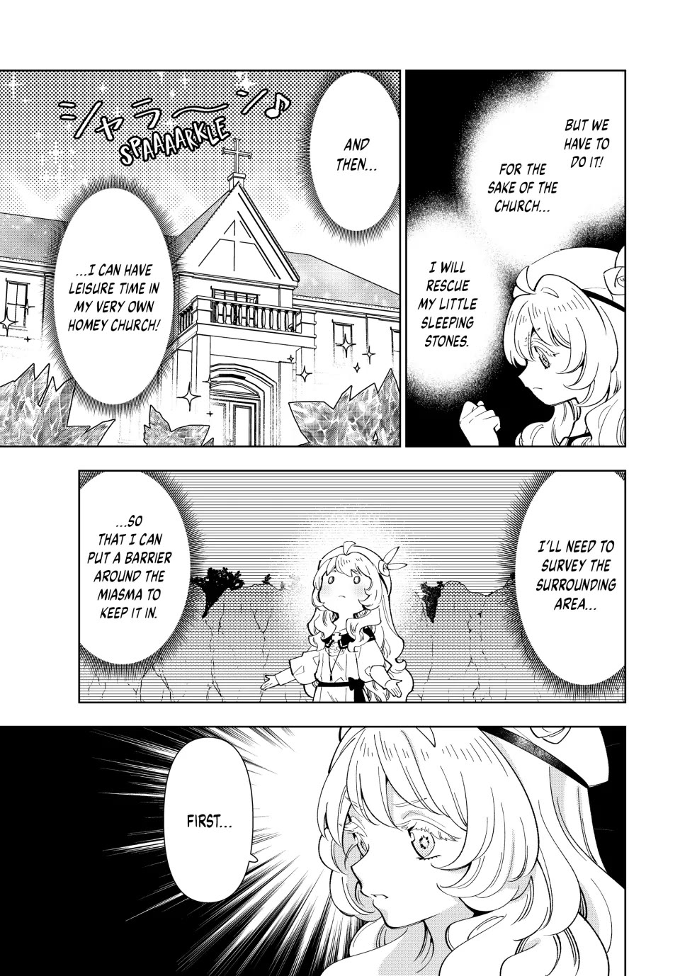 The Great Saint's Carefree Journey to Another World. Chapter 27 page 15 - Chapter 27: Save the Sleeping Stones!