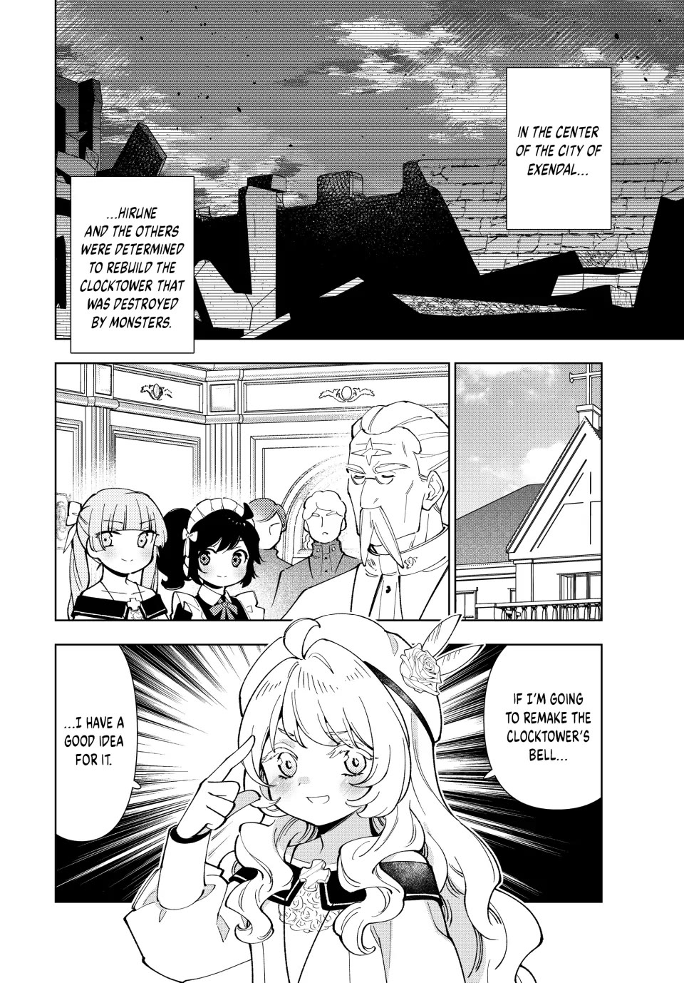 The Great Saint's Carefree Journey to Another World. Chapter 36 page 2 - Chapter 36: I Will Rebuild the Clocktower!