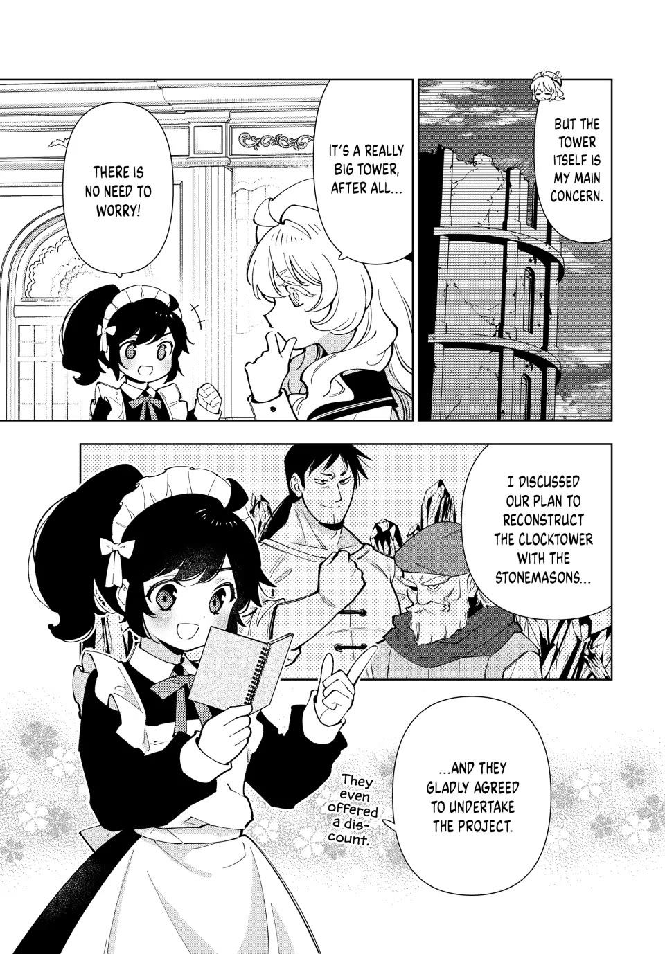 The Great Saint's Carefree Journey to Another World. Chapter 36 page 3 - Chapter 36: I Will Rebuild the Clocktower!