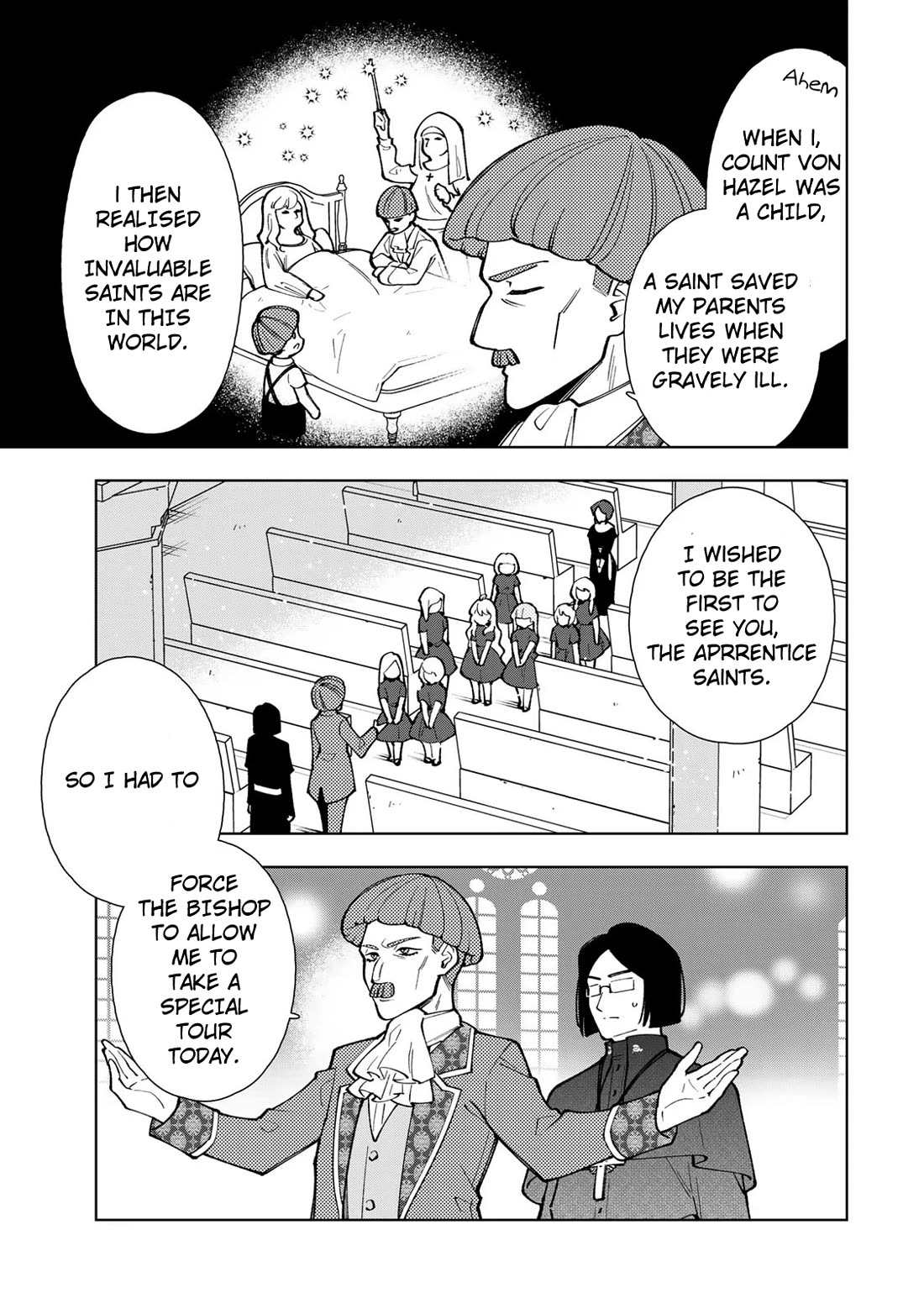 The Great Saint's Carefree Journey to Another World. Chapter 4 page 4 - Chapter 4: Don't Say Silly Things Like "Someone Like Me"