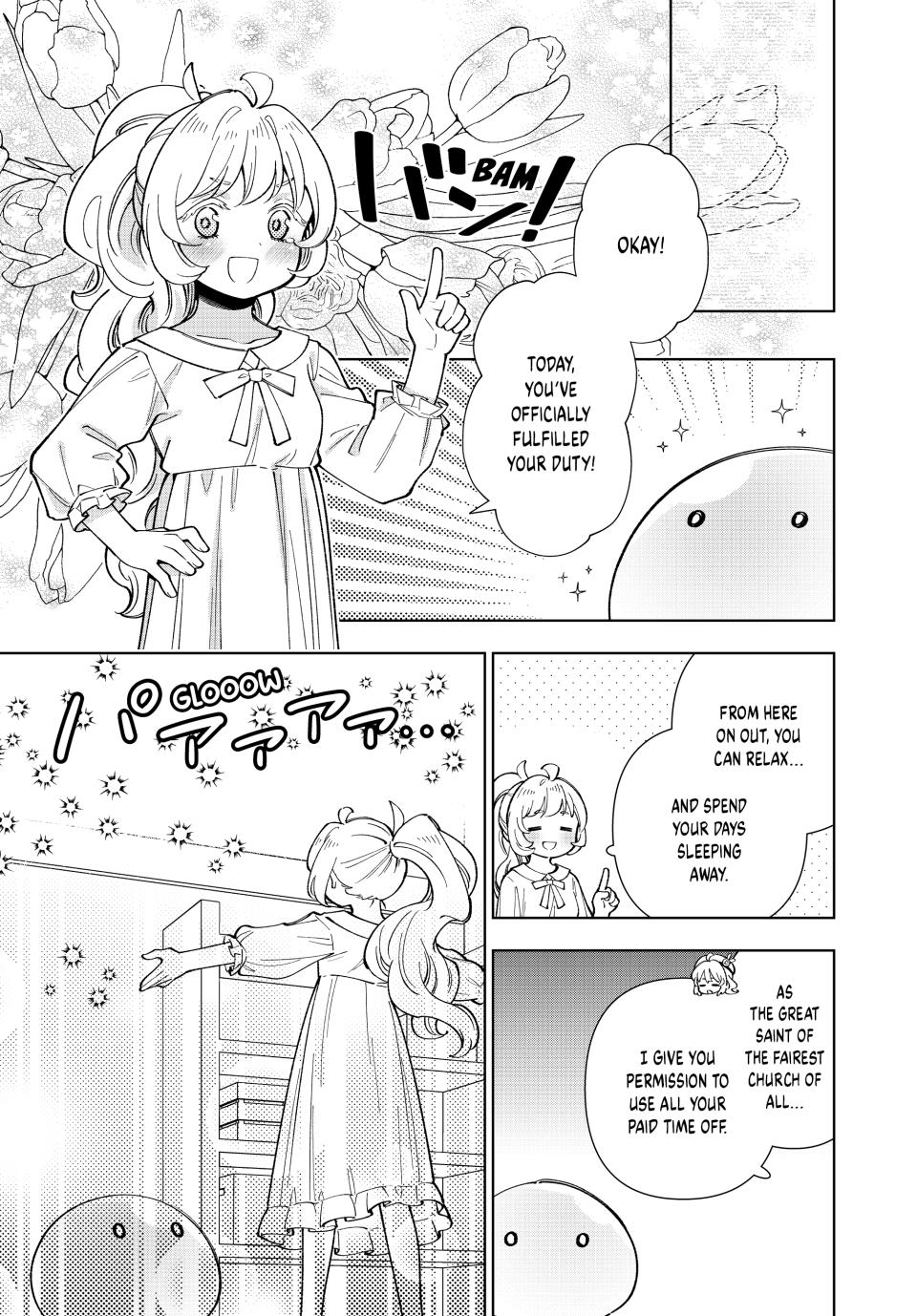 The Great Saint's Carefree Journey to Another World. Chapter 42 page 23 - Chapter 42: You Are an Amazing Slime!