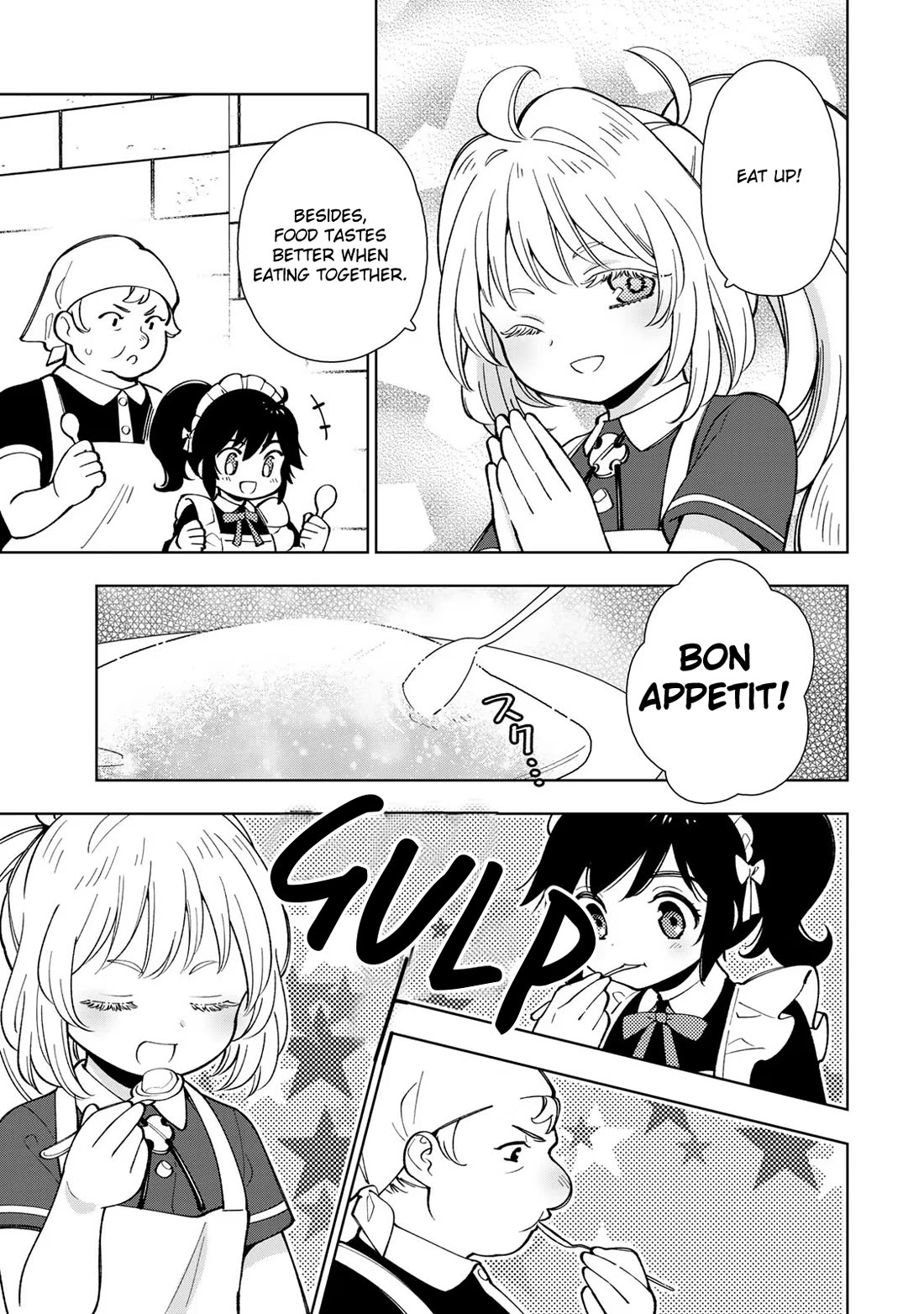 The Great Saint's Carefree Journey to Another World. Chapter 5 page 22 - Chapter 5: Food is Better When Eating Together