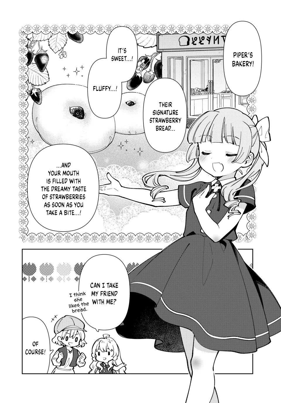 The Great Saint's Carefree Journey to Another World. Chapter 7 page 8 - Chapter 7: So Precious! So Nice! Strawberry Bread!
