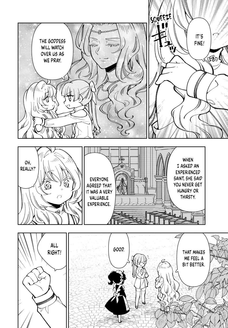 The Great Saint's Carefree Journey to Another World. Chapter 9 page 10 - Chapter 9: Sleepy Saint Promotion Ceremony!