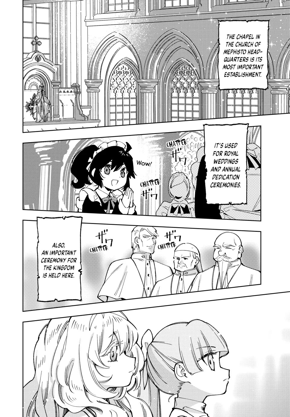 The Great Saint's Carefree Journey to Another World. Chapter 9 page 12 - Chapter 9: Sleepy Saint Promotion Ceremony!