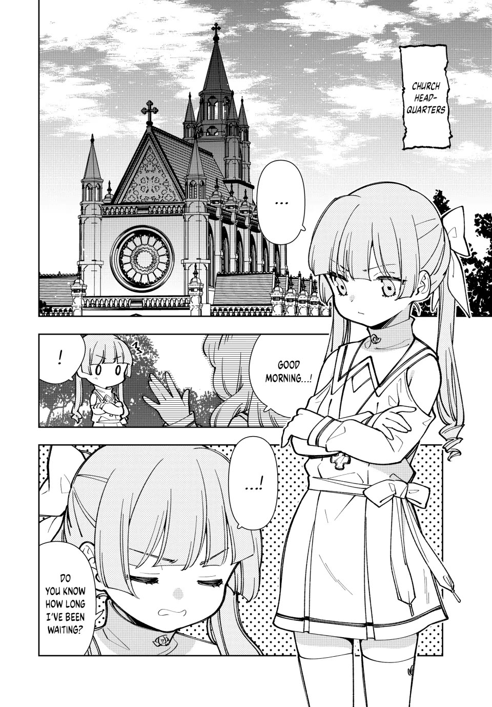 The Great Saint's Carefree Journey to Another World. Chapter 9 page 2 - Chapter 9: Sleepy Saint Promotion Ceremony!