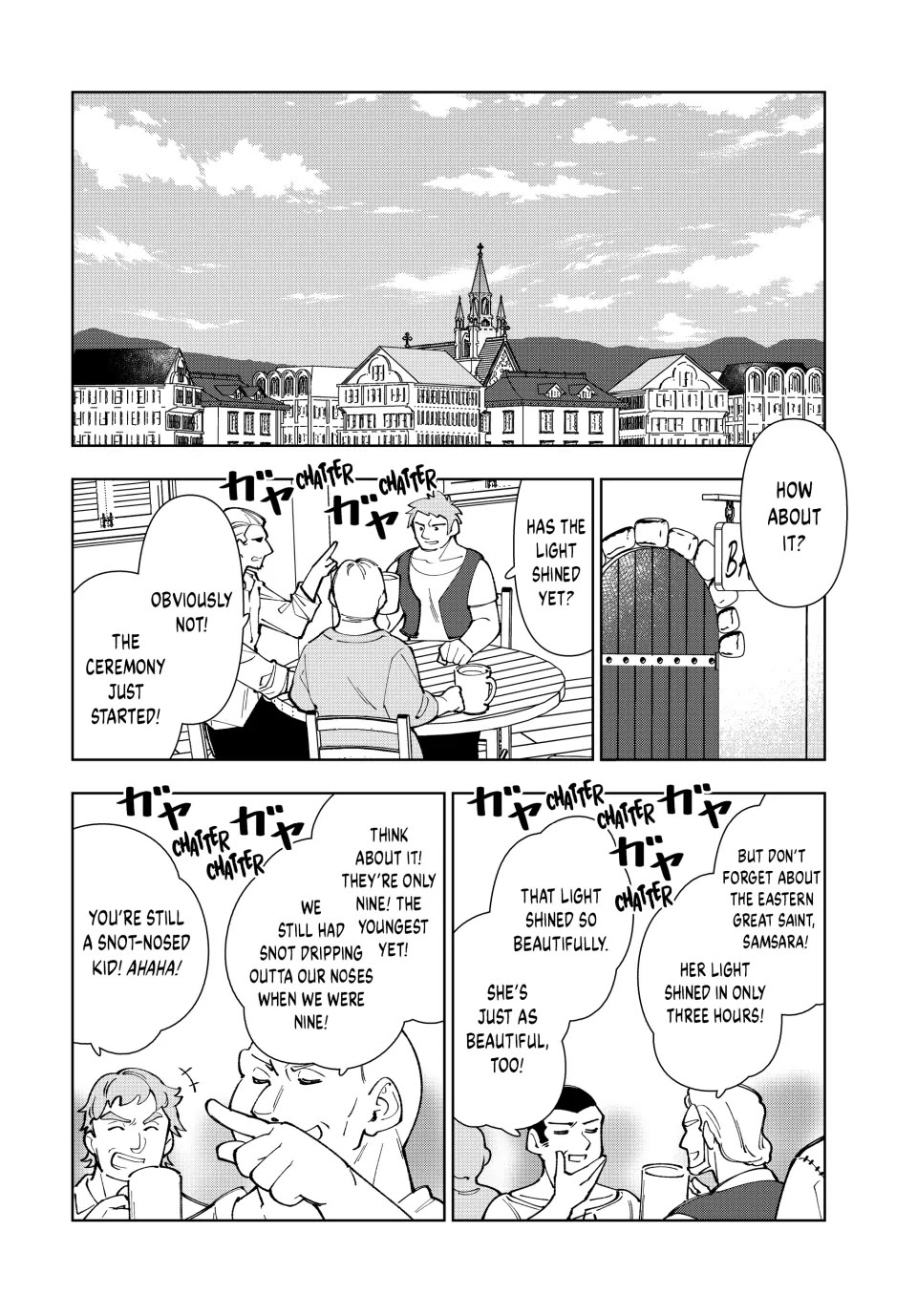 The Great Saint's Carefree Journey to Another World. Chapter 9 page 20 - Chapter 9: Sleepy Saint Promotion Ceremony!