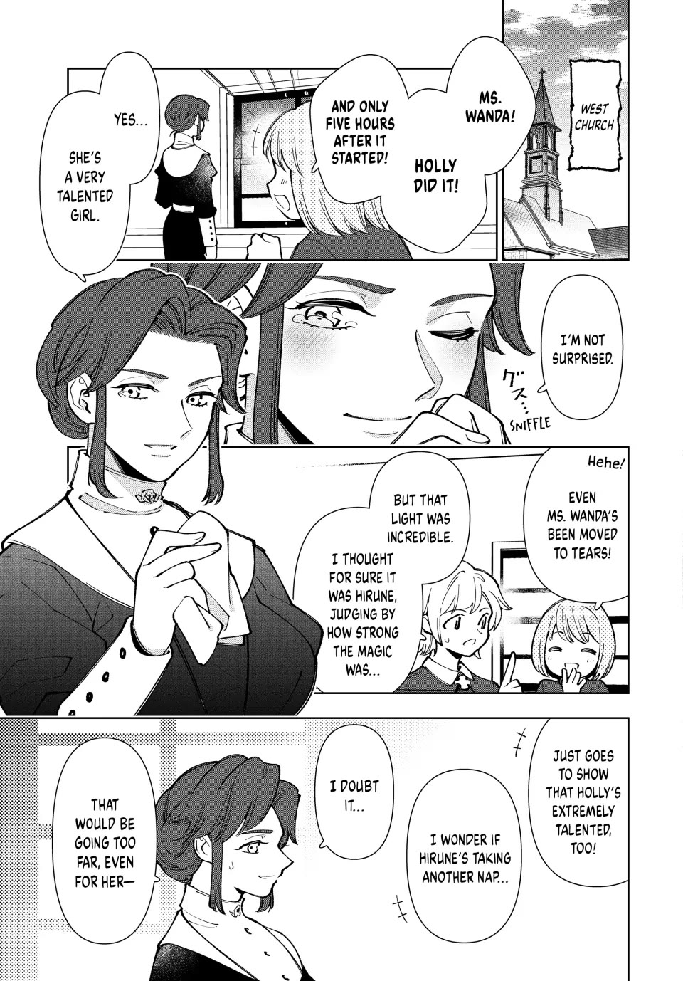 The Great Saint's Carefree Journey to Another World. Chapter 9 page 25 - Chapter 9: Sleepy Saint Promotion Ceremony!