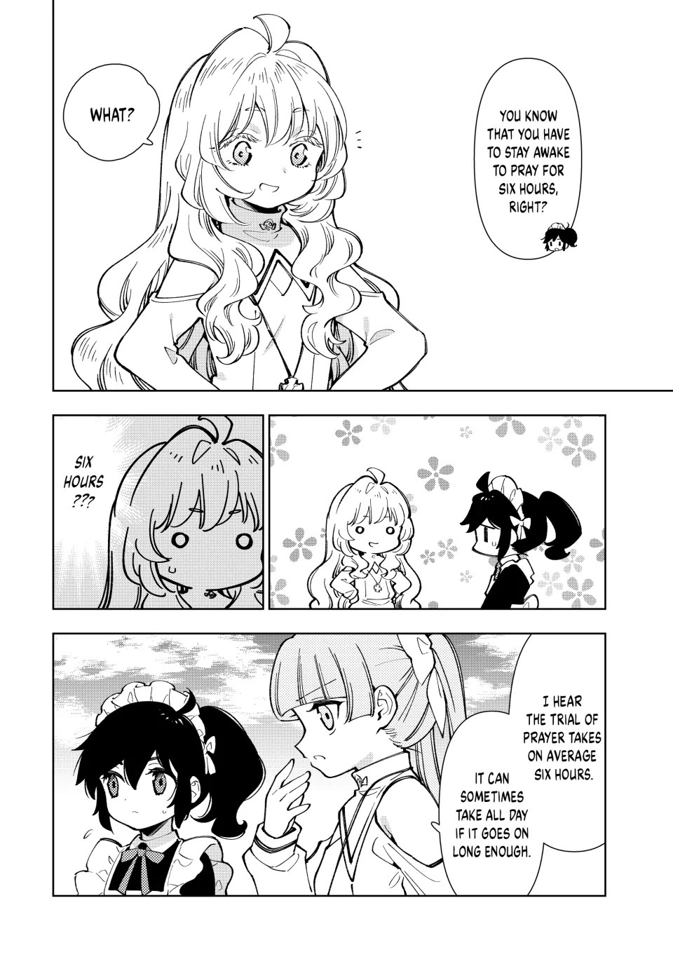 The Great Saint's Carefree Journey to Another World. Chapter 9 page 8 - Chapter 9: Sleepy Saint Promotion Ceremony!