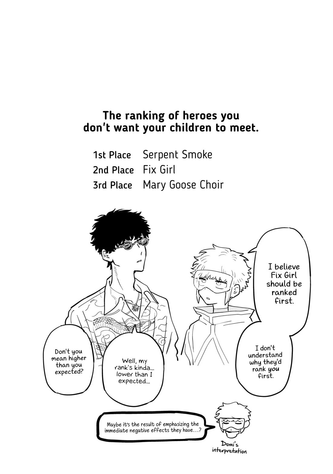 The Great Villainous Boy Chapter 17.5 page 1 - Chapter 17.5: Omake