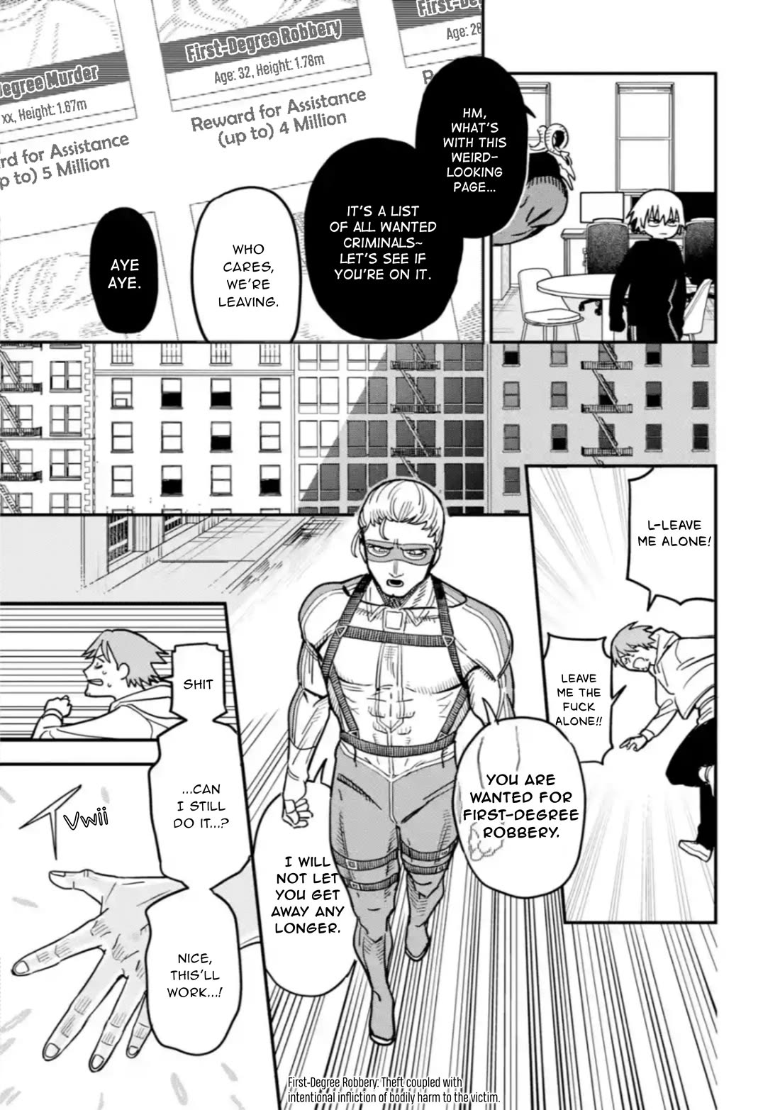 The Great Villainous Boy Chapter 2 page 14 - Chapter 2: The Superhuman Strength Hero