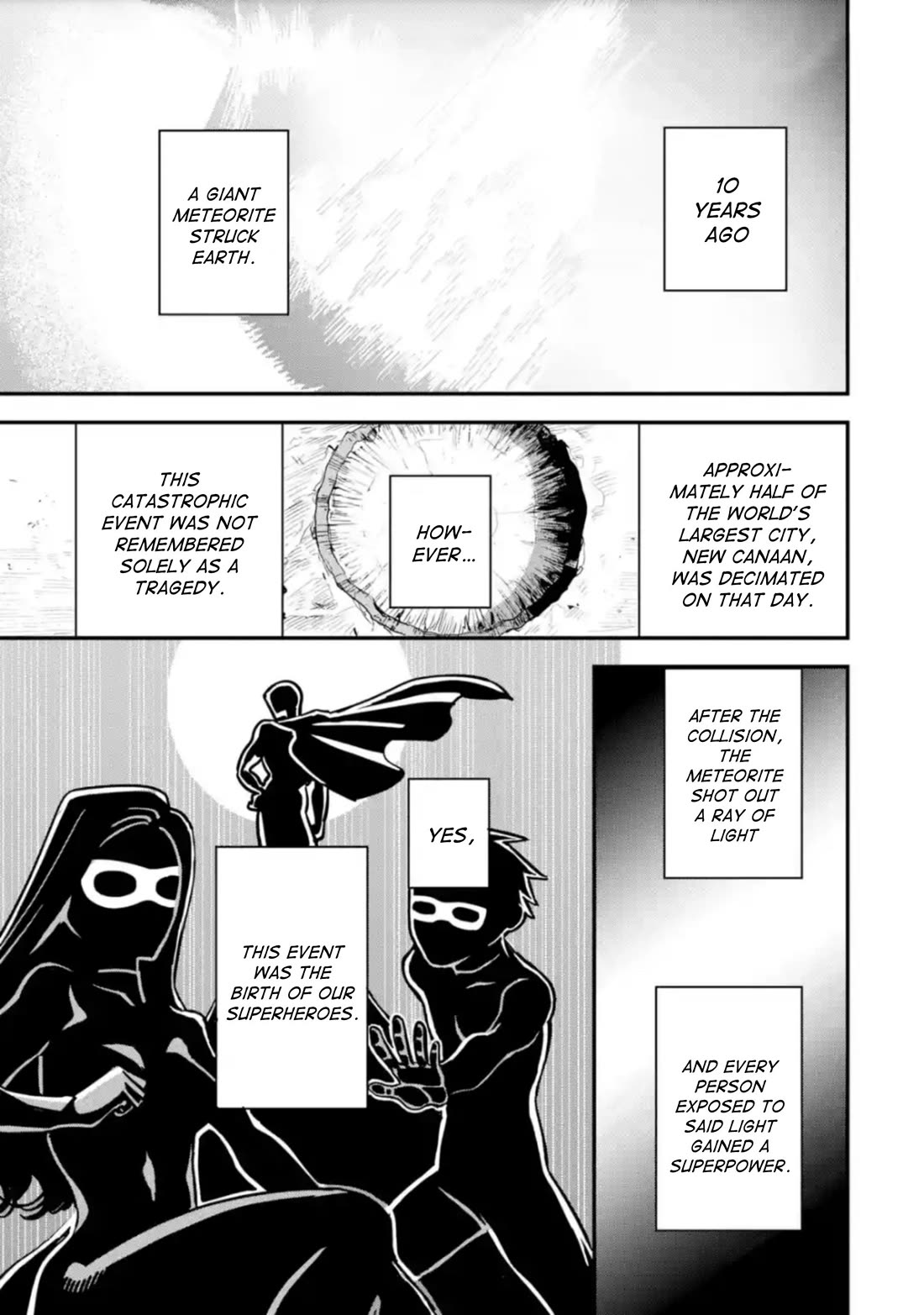 The Great Villainous Boy Chapter 2 page 2 - Chapter 2: The Superhuman Strength Hero