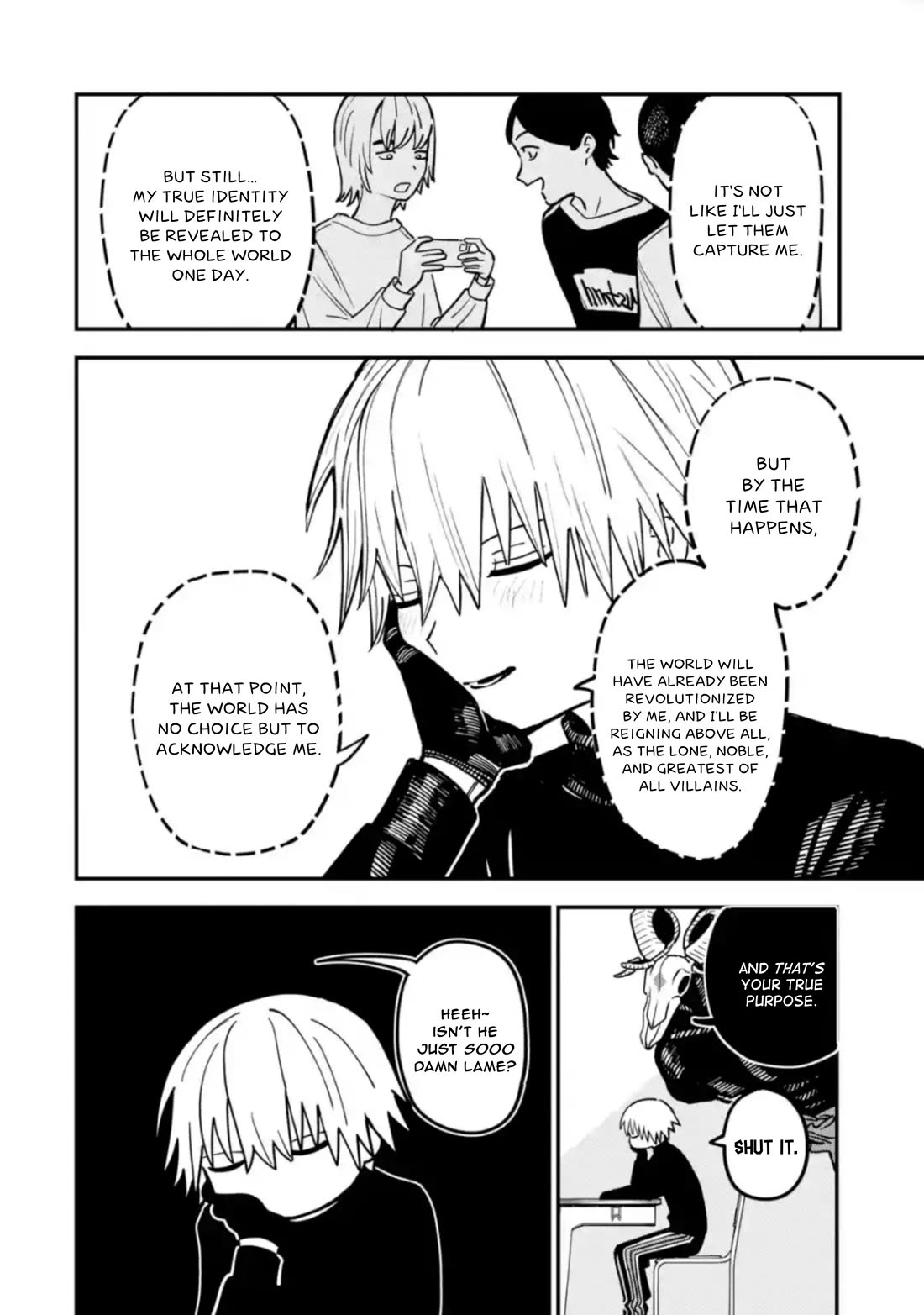 The Great Villainous Boy Chapter 3 page 5 - Chapter 3: The Rabbit, Cat, Bear and Snake Heroes